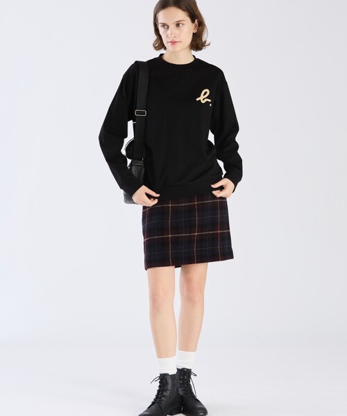 「agnes b.」 長袖カットソー X-LARGE ブラック レディースの画像