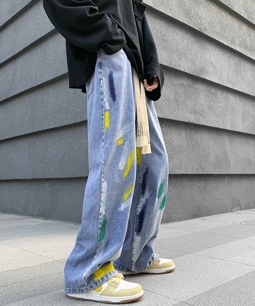 「MGV」 ブーツカットデニムパンツ X-LARGE ブラック メンズ_画像2