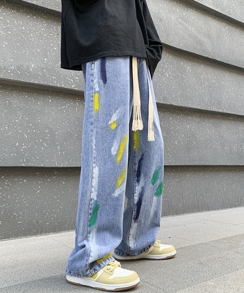 「MGV」 ブーツカットデニムパンツ X-LARGE ブラック メンズ_画像9