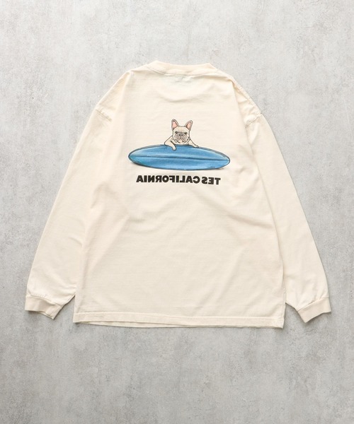 「The Endless Summer」 長袖Tシャツ X-LARGE アイボリー メンズ_画像9
