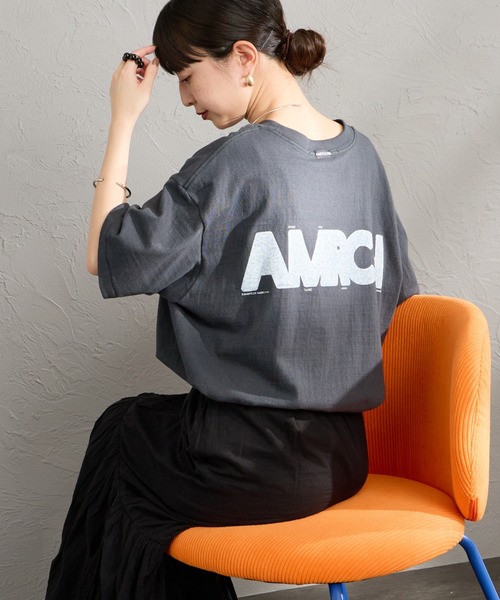 AMERICANA（アメリカーナ） tシャツ AMERCN バックプリントTシャツ