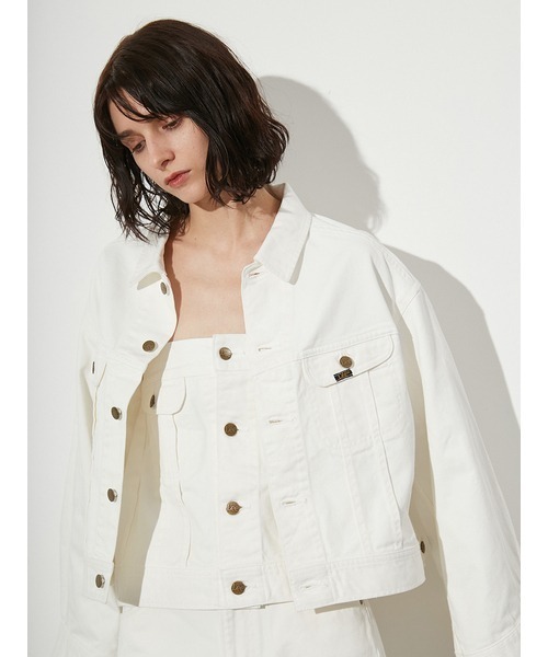 styling/（スタイリング） デニムジャケット S ホワイト レディース 