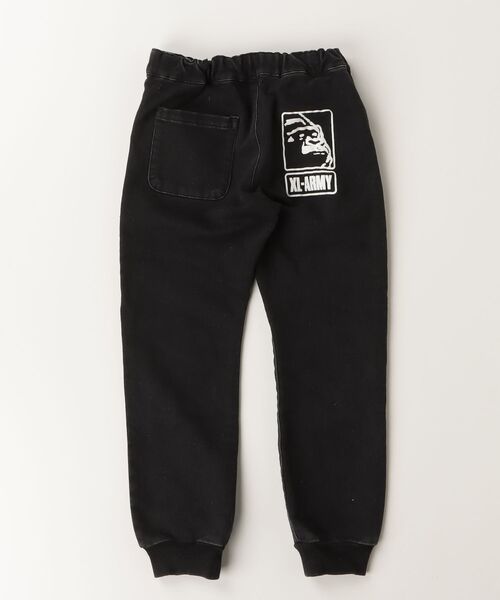「XLARGE」 「KIDS」ワンポイントパンツ 120 ブラック キッズ_画像2