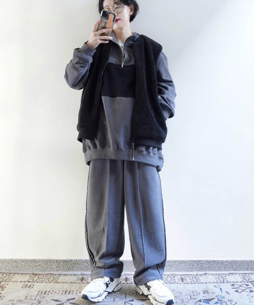 「JOURNAL STANDARD LUXE」 イージーパンツ - ブラック レディース_画像10
