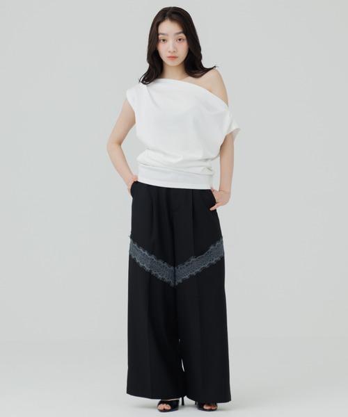 tシャツ 3way drape t-shirt（3ウェイドレープティーシャツ