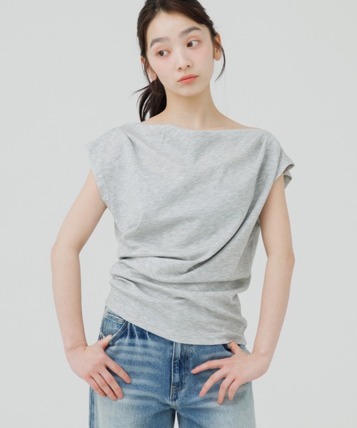 tシャツ 3way drape t-shirt（3ウェイドレープティーシャツ
