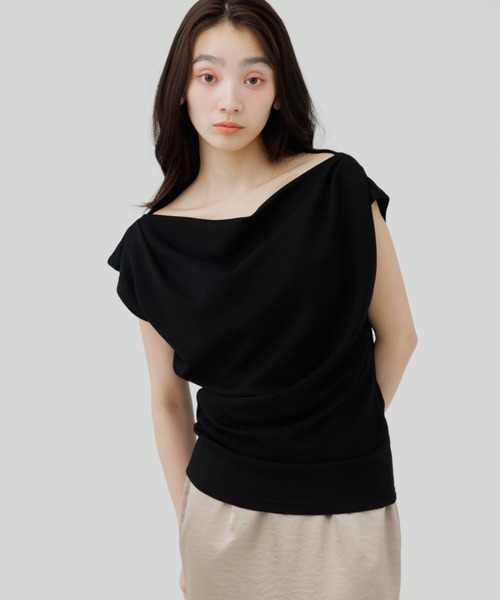 tシャツ 3way drape t-shirt（3ウェイドレープティーシャツ