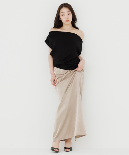 tシャツ 3way drape t-shirt（3ウェイドレープティーシャツ