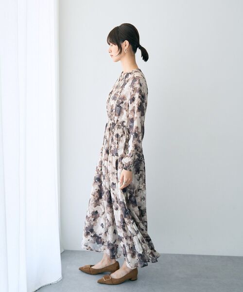 「YECCA VECCA」 長袖ワンピース FREE テラコッタ レディース_画像8