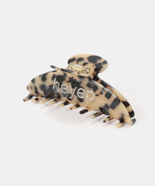 heyep（ヘイップ） ヘアクリップ FINE Rhinestone LOGO Clip