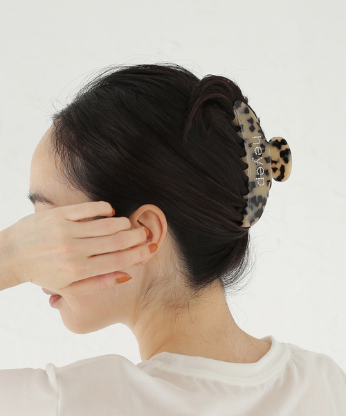 heyep（ヘイップ） ヘアクリップ FINE Rhinestone LOGO Clip