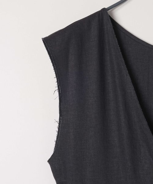 「JEANASIS」 オールインワン SMALL ブラック レディース_画像5