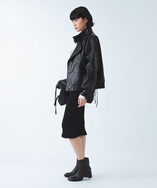 ど*こ様 【新品未使用】Ray BEAMS ライダースジャケット Ray BEAMS（レイ ビームス） ブルゾン アウター フェイクレザー
