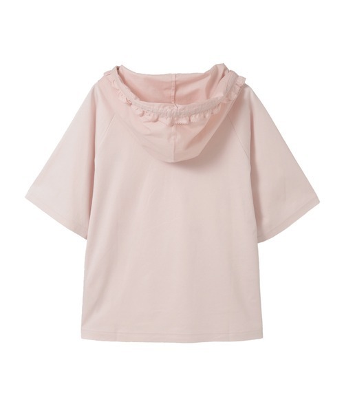 PINK HOUSE（ピンクハウス） tシャツ 半袖 レースうさぎアップリケ付き