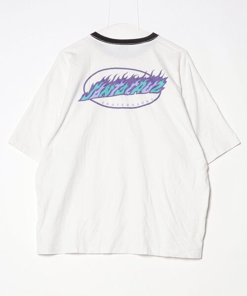 「SANTA CRUZ」 半袖Tシャツ L ホワイト メンズ_画像2