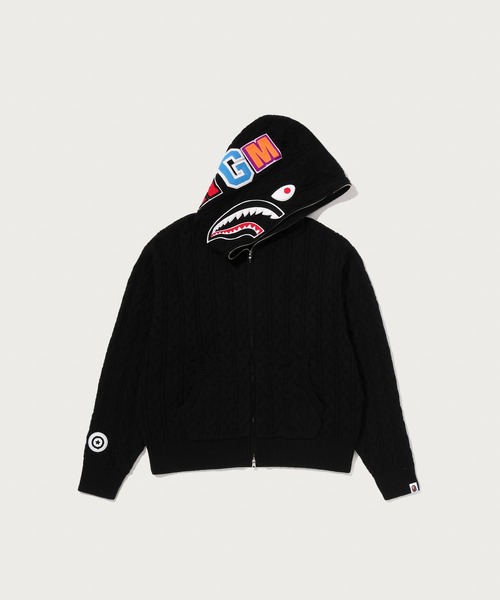 A BATHING APE（アベイシングエイプ） セーター ニット CABLE KNIT