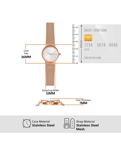 SKAGEN（スカーゲン） 腕時計 腕時計 レディース アナログ ステンレス
