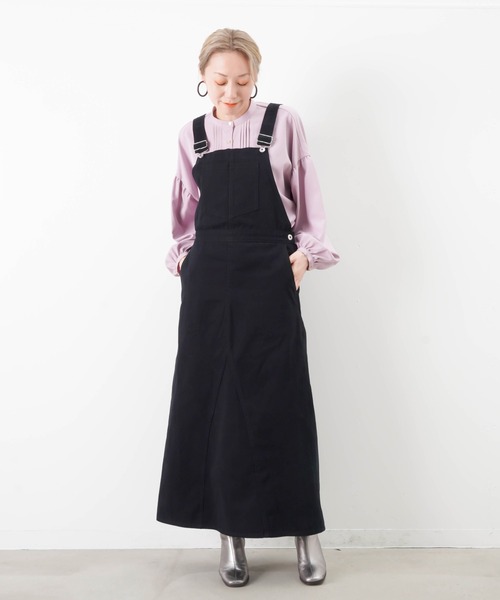 人気お得 ワンピース PayPayモール店 - 通販 - PayPayモール ジャンパースカート LC/LLL カラーデニムジャンスカ ZOZOTOWN 数量限定HOT