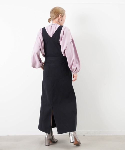 人気お得 ワンピース PayPayモール店 - 通販 - PayPayモール ジャンパースカート LC/LLL カラーデニムジャンスカ ZOZOTOWN 数量限定HOT