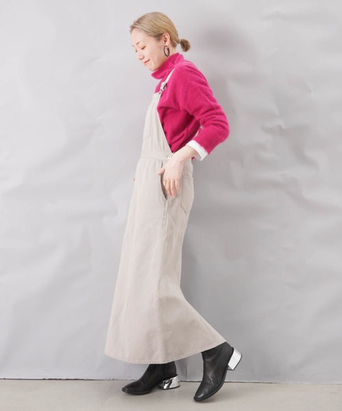 人気お得 ワンピース PayPayモール店 - 通販 - PayPayモール ジャンパースカート LC/LLL カラーデニムジャンスカ ZOZOTOWN 数量限定HOT