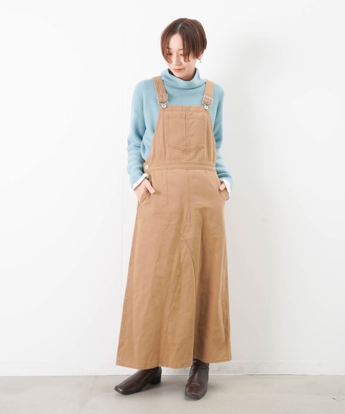 人気お得 ワンピース PayPayモール店 - 通販 - PayPayモール ジャンパースカート LC/LLL カラーデニムジャンスカ ZOZOTOWN 数量限定HOT