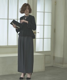 完売カラー　ルイルエブティック ジャケットスーツ　4点セット RUIRUE BOUTIQUE セットアップ ノーカラージャケット