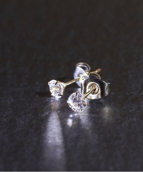Pledge（プレッジ） ピアス 「Pledge」K10 PRECIOSA Cubic Zirconia