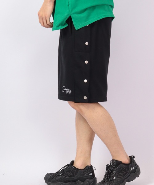 しょーぱん@ RE730 パンツ BIGシルエットショートパンツ サイドスナップ仕様