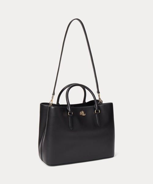 極美品✨ローレンラルフローレン マーシー 2way トートバッグ ブラック　A4 LAUREN RALPH LAUREN（ローレン ラルフローレン） ラルフローレン