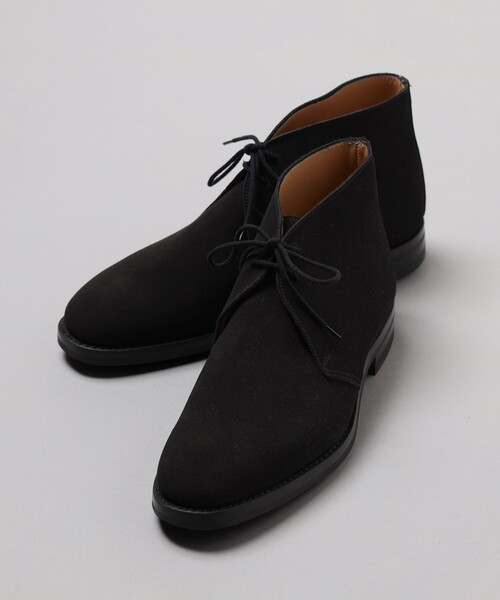 ビジネスシューズ CROCKETT＆JONES / CHERTSEY スエード チャッカブーツ メンズの画像