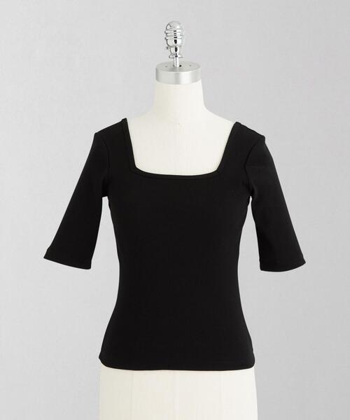 LOEFF（ロエフ） tシャツ Tシャツ ＜LOEFF＞コットン リブ スクエア
