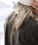 tシャツ 半袖 バックロゴプリントワイドチュニ...の詳細画像3