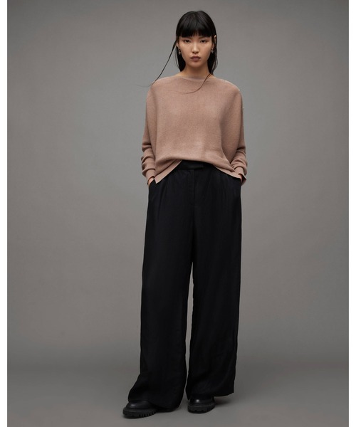 ニット セーター RAVEN WOOL CASHMERE BLEND JUMPER | RAVEN ウール カシミヤ ブレンド ニット・セーター レデ ALLSAINTS ニット セーター RAVEN WOOL CASHMERE BLEND JUMPER