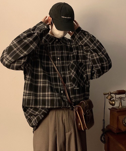 Ressaca（レサーカ） シャツ オーバーサイズ レギュラーカラー長袖