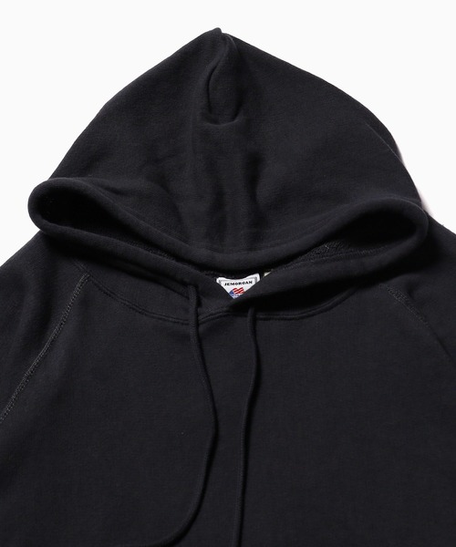 パーカー JEMORGAN/ジェーイーモーガン 柔編み裏毛ラグラン後付けパーカー フーディー レディース メンズ JEMORGAN パーカー JEMORGAN/ジェーイーモーガン 柔編み裏毛
