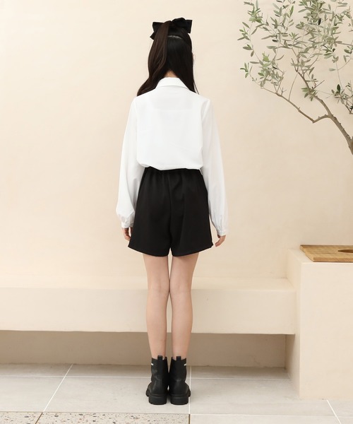 PINKHUNT パンツ ピンクハント プリーツキュロット ショートパンツ 