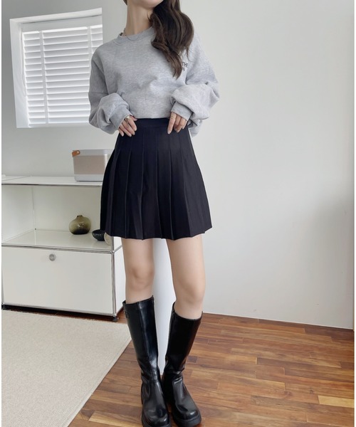 miniministore スカート プリーツミニスカート ハイウエスト韓国