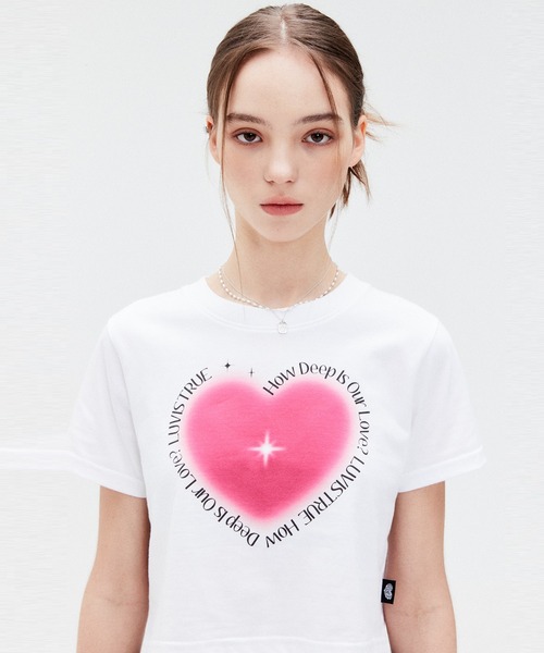 LUVISTRUE tシャツ 半袖 SU TWINKLE CROP TEE レディース : ZOZOTOWN