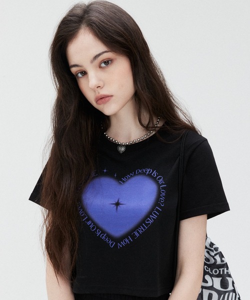 LUVISTRUE tシャツ SU TWINKLE CROP TEE レディース : ZOZOTOWN