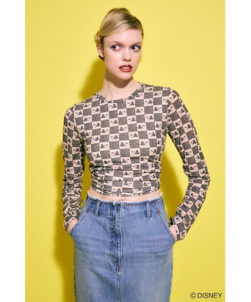 Disney SERIES CREATED by MUS tシャツ MD SHEER CUT トップス