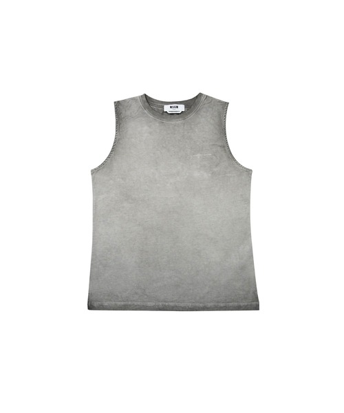 MSGM（エムエスジーエム） tシャツ フェーディング ノースリーブトップ 