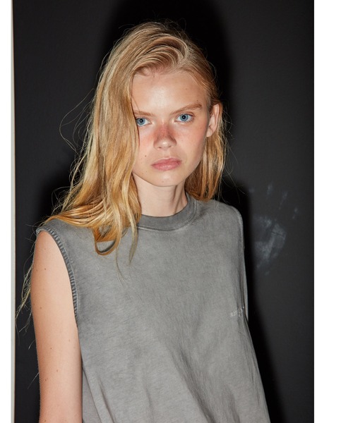 MSGM（エムエスジーエム） tシャツ フェーディング ノースリーブトップ 