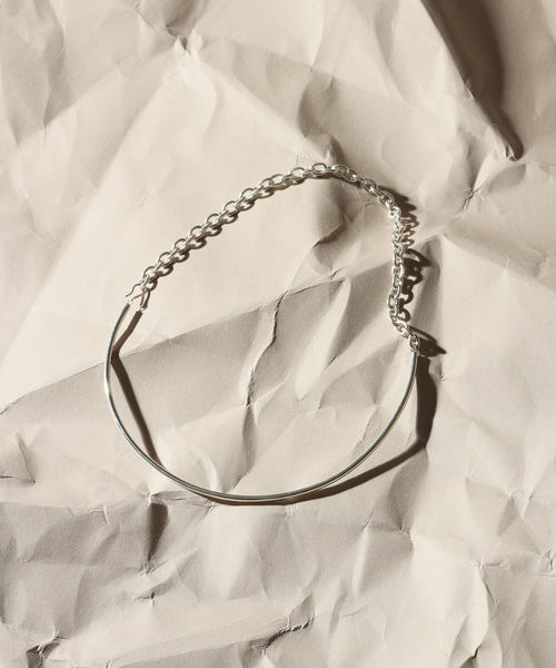 Lilas ネックレス 「SAMH by LILAS」パイプハーフチェーンネックレス 