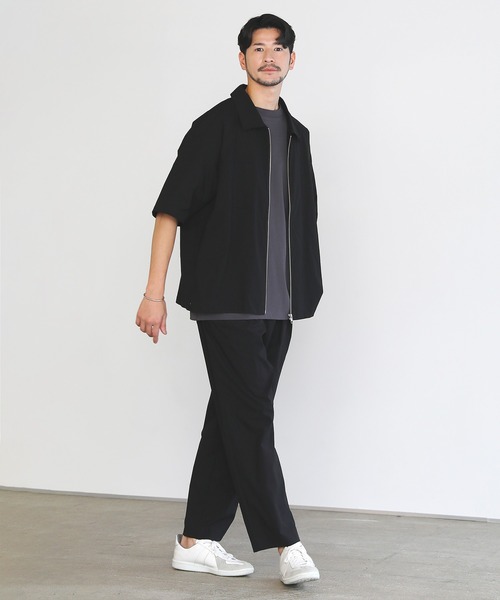 SPU シャツ SOLOTEX(R)半袖ZIPシャツ メンズ : ZOZOTOWN Yahoo