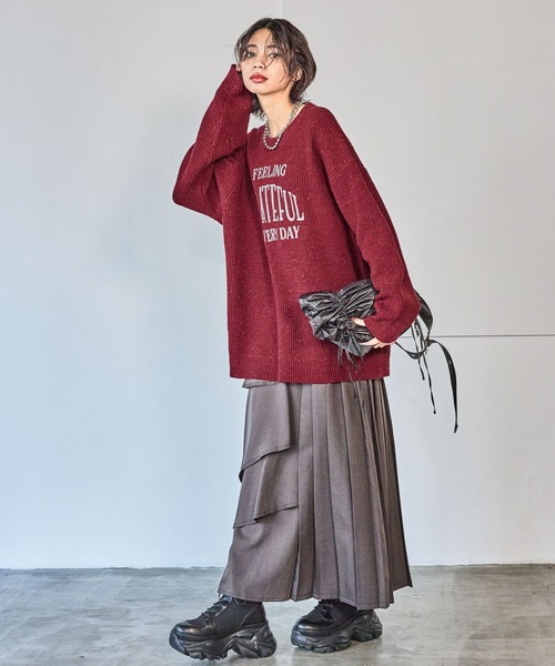 メタリックドロストギャザースカート PAGEBOY PAGEBOY（ページボーイ）の「メタリックドロストギャザー