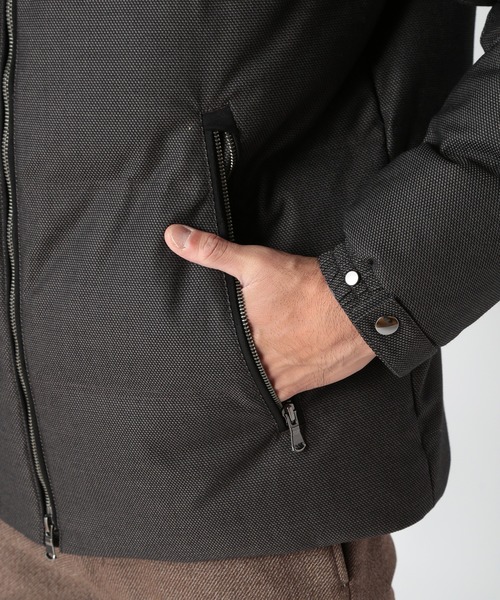MEN'S BIGI ダウンジャケット ダウン TRドビー3Dピンチェック
