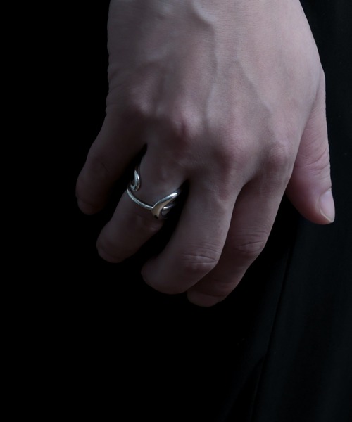 指輪 リング 「YArKA/ヤーカ」entwined curvaceous design ring 「ducube yuga2」 / 絡み合う曲線美デ 指輪