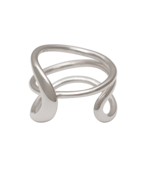 指輪 リング 「YArKA/ヤーカ」entwined curvaceous design ring 「ducube yuga2」 / 絡み合う曲線美デ 指輪