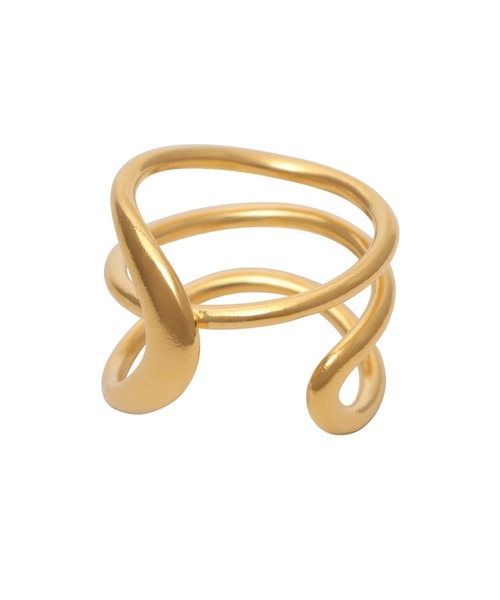 指輪 リング 「YArKA/ヤーカ」entwined curvaceous design ring 「ducube yuga2」 / 絡み合う曲線美デ 指輪