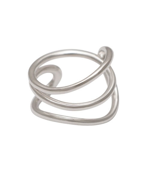 指輪 リング 「YArKA/ヤーカ」entwined curvaceous design ring 「ducube yuga2」 / 絡み合う曲線美デ 指輪